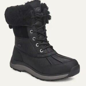 Brand NEW UGG sz 6 Women's Adirondack Boot III Waterproof Black 1095141